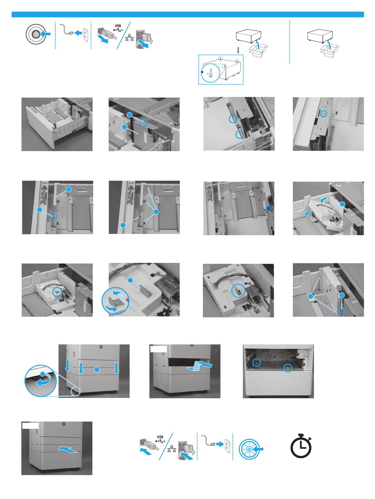 HP Color LaserJet Managed MFP E77822E77830 series Guía de instalación