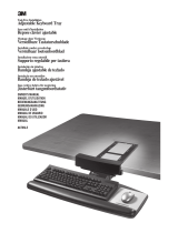 3M Adjustable Keyboard Tray Platform, KP200LE El manual del propietario