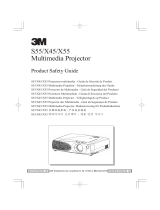 3M Projector X45 El manual del propietario