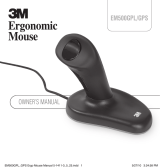 3M Wired Ergonomic Mouse, Large, EM500GPL Instrucciones de operación
