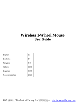 A4 Tech. Wireless 1-Wheel Mouse Manual de usuario