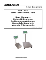 Adam Equipment ABK 8 Manual de usuario