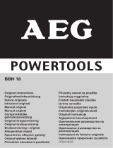 AEG BBH 18 El manual del propietario