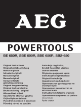 AEG Powertools SB2-650 Ficha de datos