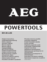 AEG Powertools BH26LXES El manual del propietario
