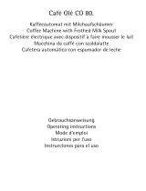 AEG CAFE OLE CO80 Manual de usuario