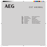 AEG CX7 Animal Manual de usuario