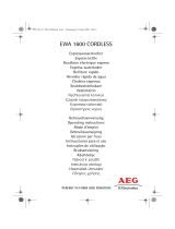 Aeg-Electrolux EWA1600 Manual de usuario