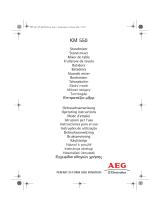 Aeg-Electrolux KM550 Manual de usuario