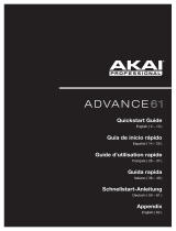 Akai Advance 61 Guía de inicio rápido