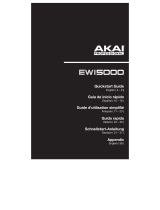 Akai Professional EWI5000 Wireless Electronic Wind Instrument Guía de inicio rápido