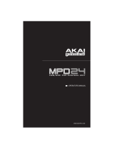 Akai MPD24 Manual de usuario