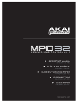 Akai MPD 32 El manual del propietario