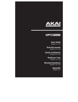 Akai MPD226 Manual de usuario