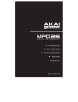 Akai MPD26 Guía de inicio rápido