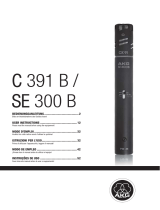 AKG C 391 B Kondensator-Mikrofon Manual de usuario
