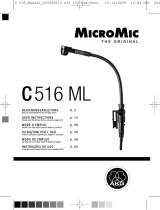AKG C 516 ML Kondensator Ansteckmikrofon Manual de usuario