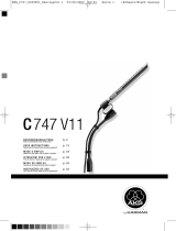 AKG C747 V11 Manual de usuario