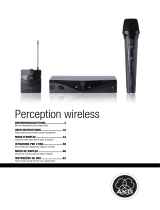AKG Perception Wireless 45 Sports Set Band-A Manual de usuario
