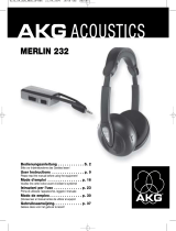 AKG MERLIN 232 Manual de usuario