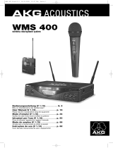 AKG WMS 400 Manual de usuario