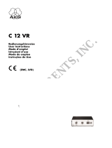 AKG Acoustics C 12VR Manual de usuario