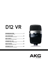 AKG Acoustics D12 VR Manual de usuario