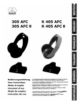 AKG Acoustics 305 AFC Manual de usuario