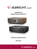 Albrecht DR 890 CD, DAB+/UKW/Internet/CD, Walnuss El manual del propietario