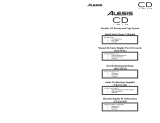Alesis CD Player CD Twin Portable CD Backup and Copy System Manual de usuario