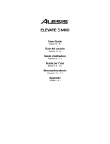 Alesis Elevate 5 MKII 5-Inch Studio Monitor Pair Manual de usuario