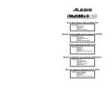 Alesis IMULTIMIX 8 USB Manual de usuario
