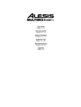 Alesis MultiMix 4 USB FX El manual del propietario