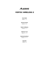 Alesis Vortex Wireless 2 Manual de usuario