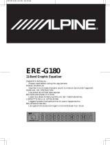 Alpine ERE-G180 Manual de usuario