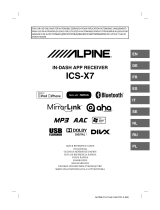 Alpine Electronics ICS-X7 Guía del usuario