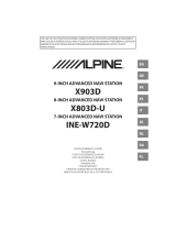 Alpine Electronics X803DC-U Guía del usuario