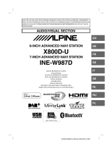 Alpine Serie INE-W987D Guía del usuario