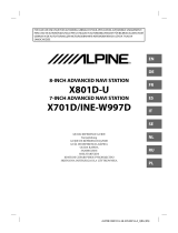 Alpine INE-W X801D-U El manual del propietario