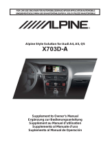 Alpine Electronics X703D A4 A4R A5 Q5 Q5R Manual de usuario