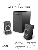 Altec Lansing CS21 Manual de usuario