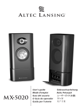Altec Lansing MX5020 Manual de usuario