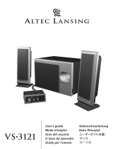 Altec Lansing VS-3121 Manual de usuario
