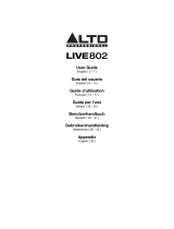 Alto Live 802 Manual de usuario