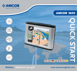 Amcor GPS Navigation System 3600 Manual de usuario