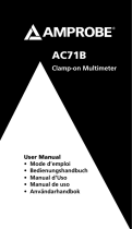 Amprobe AC71B Clamp-On Multimeter Manual de usuario