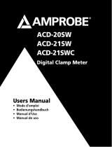 Amprobe ACD-20SW, ACD-21SW & ACD-21SWC Digital Clamp Meters Manual de usuario