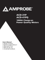 Amprobe ACD-30P & ACD-41PQ Clamp-On Power Meters Manual de usuario