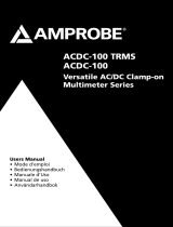 Amprobe ACDC-100 & ACDC-100-TRMS Clamp-On Multimeters Manual de usuario