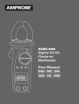 Amprobe ACDC-400 Manual de usuario